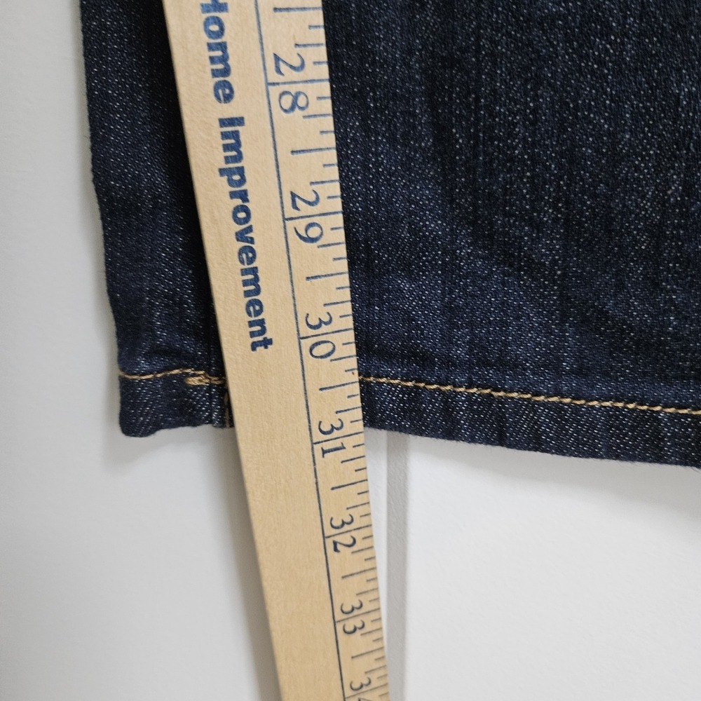 Old Navy Bootcut Jeans Girls 16 Dark Wash Stretch Adjustable Waist Denim Y2K NWT - Picture 7 of 9
